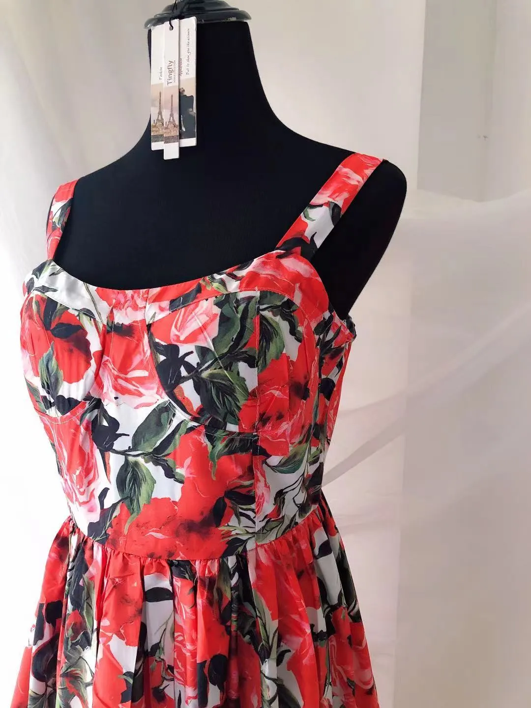 Floral Ruffles Luxury Party Dinner Dresses
