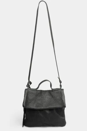 Folded messenger leather bag, Bull