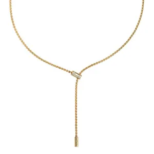 FOPE  Aria Collection Lariat Necklace with Diamonds in 18K Yellow Gold