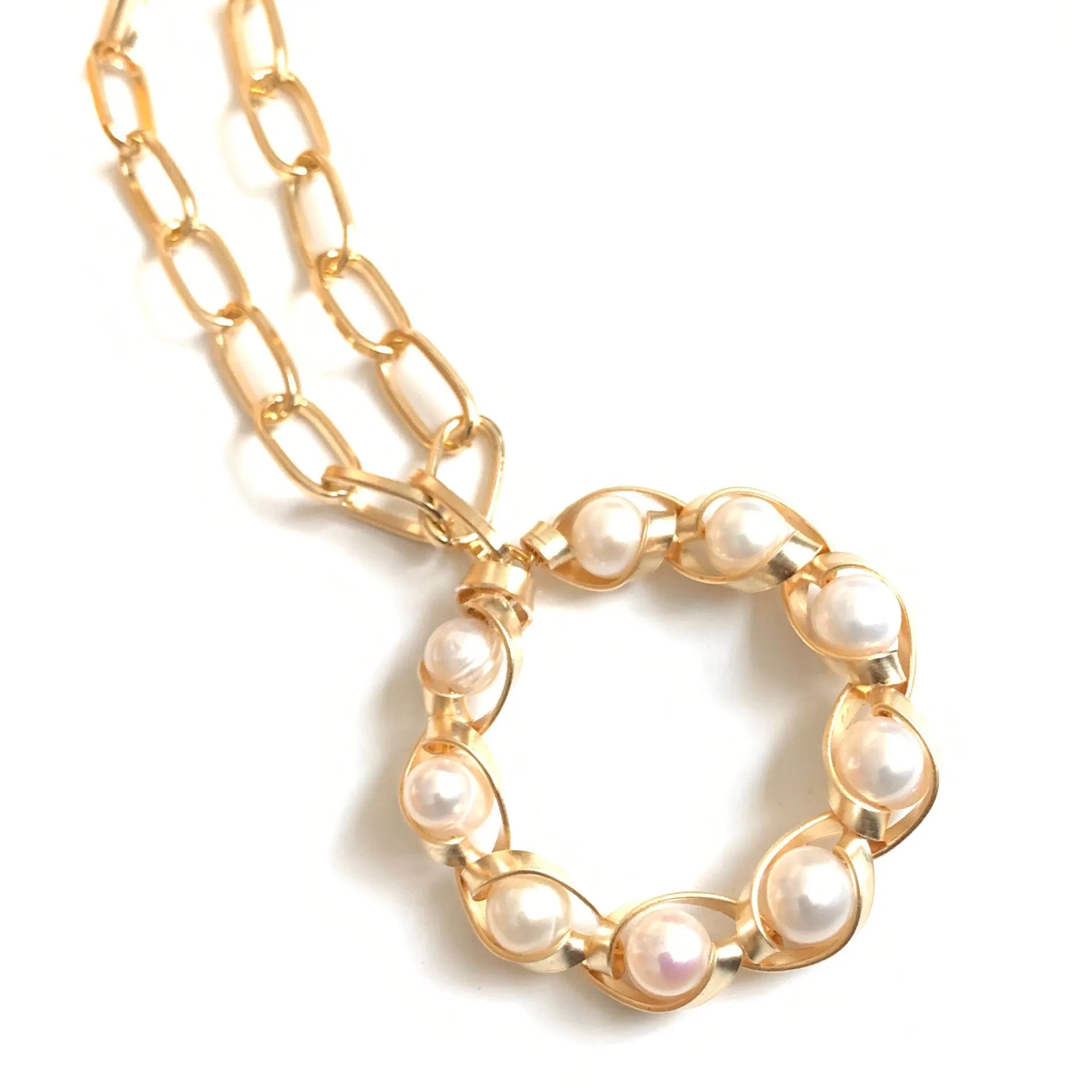Freshwater Pearls Soul Chain Necklace