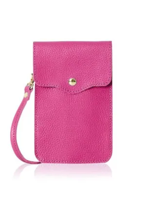 Fuchsia Cross Body Phone Bag