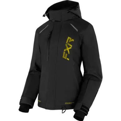 FXR Women's Pulse Jacket, Black/Gold