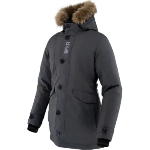 FXR Women's Svalbard Parka, Charcoal