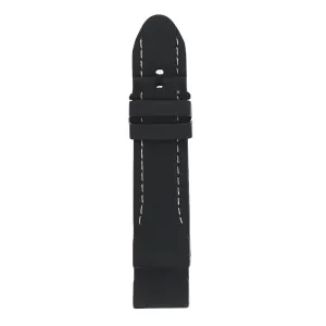 Gevril 24mm Stitched Rubber Strap