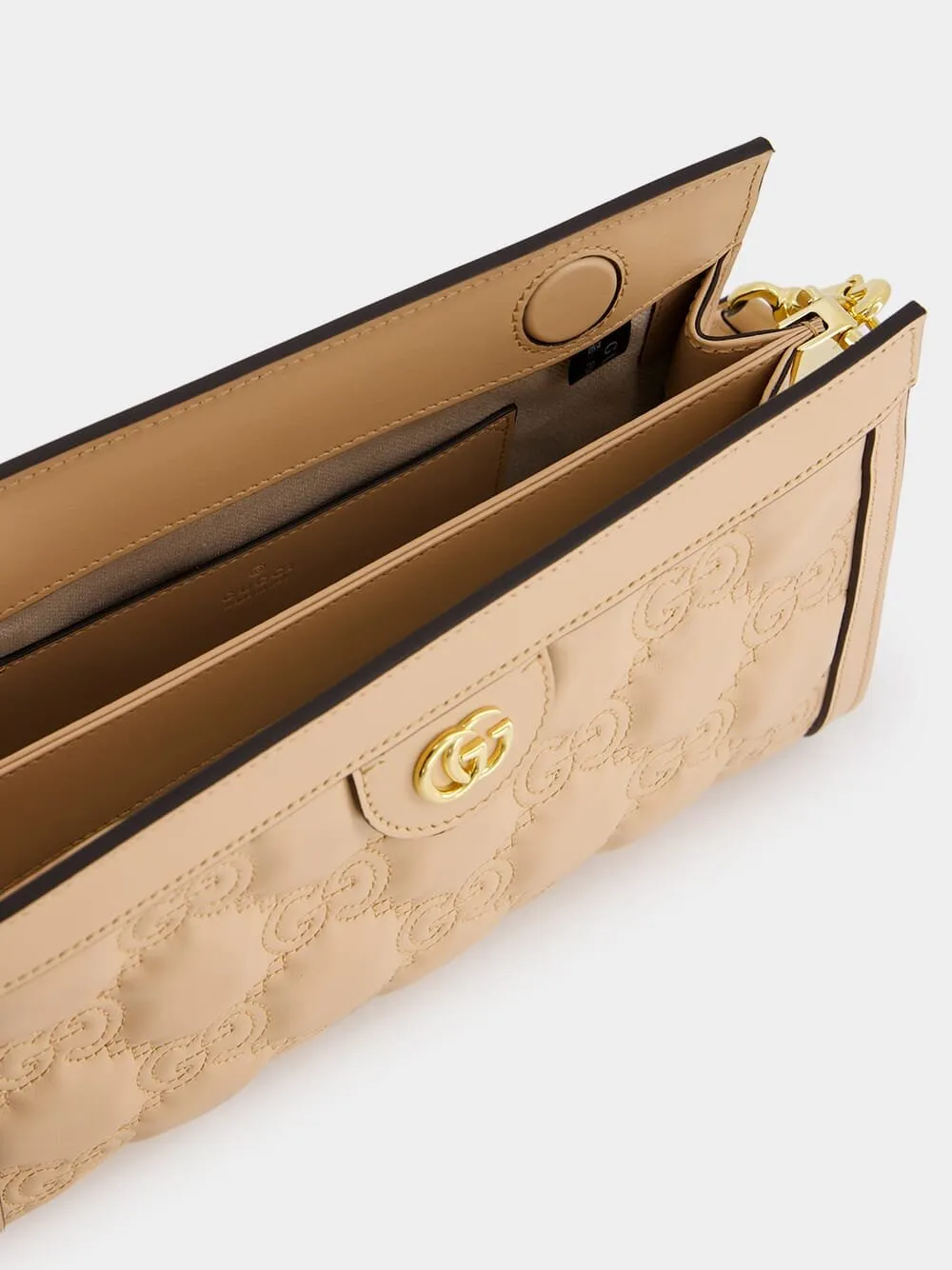 GG Matelassé Rose beige Small Bag
