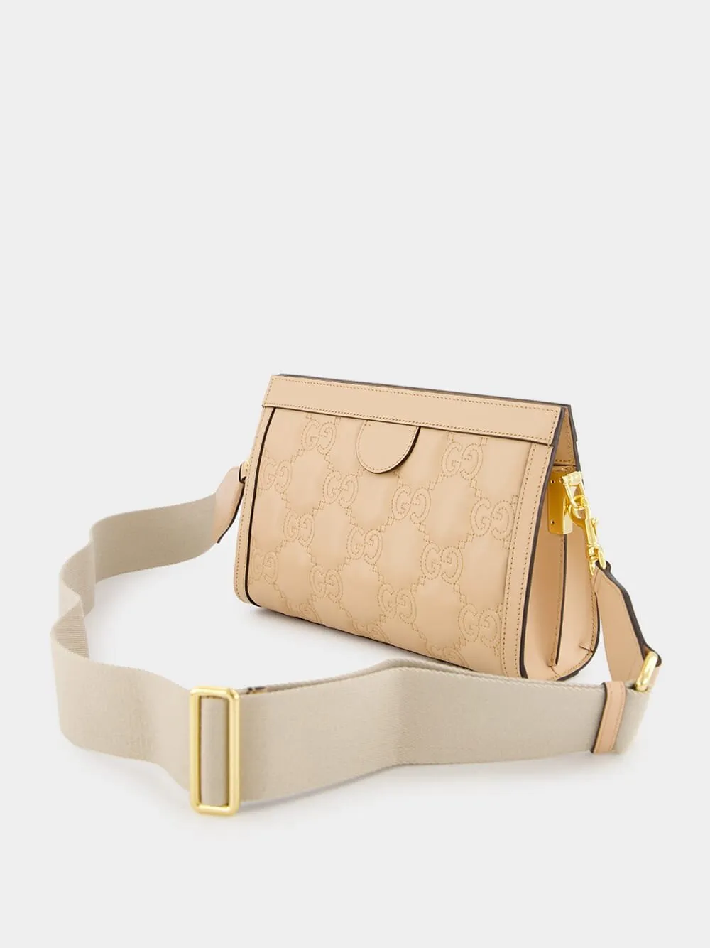 GG Matelassé Rose beige Small Bag