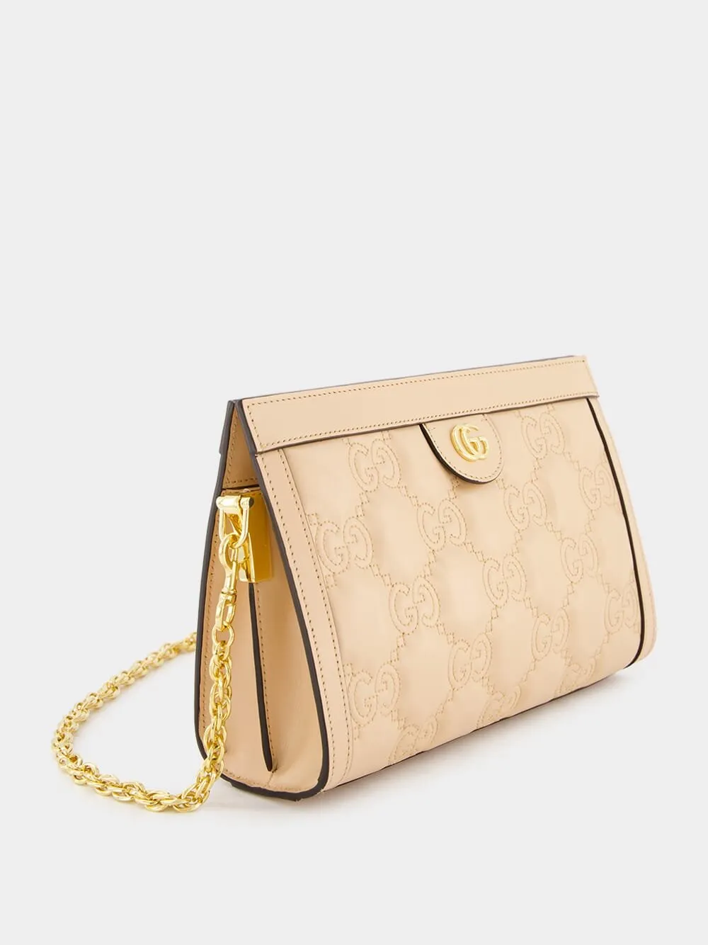 GG Matelassé Rose beige Small Bag