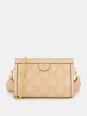 GG Matelassé Rose beige Small Bag