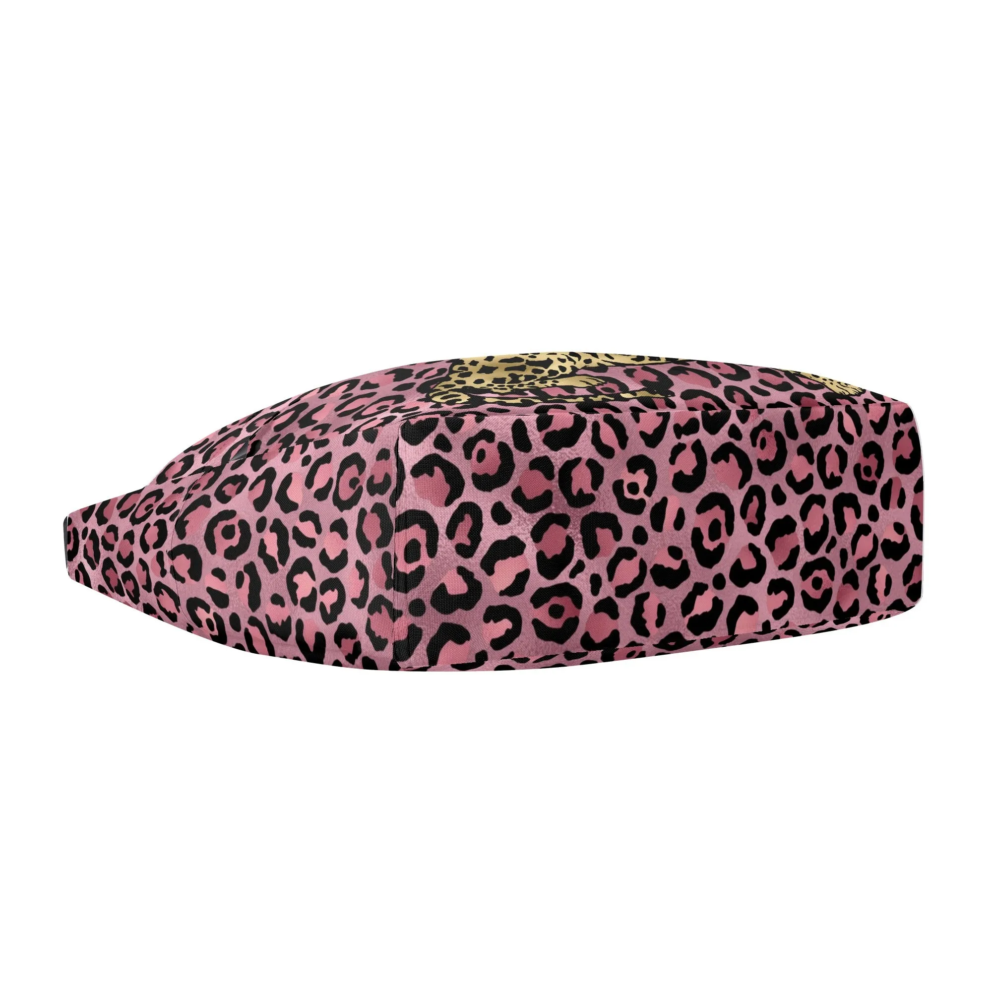 Gold Leopard Pattern Shoulder Bag
