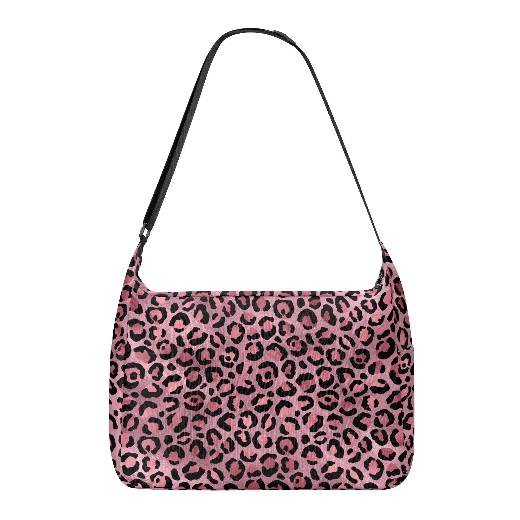 Gold Leopard Pattern Shoulder Bag