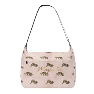 Gold Leopard Pattern Shoulder Bag
