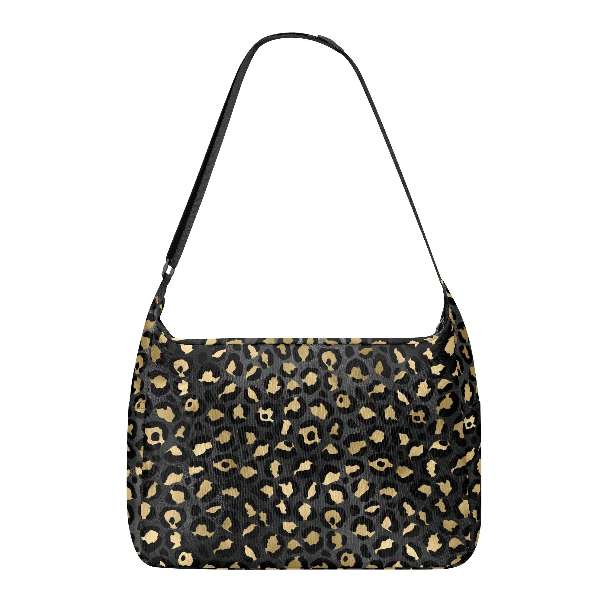 Gold Leopard Pattern Shoulder Bag