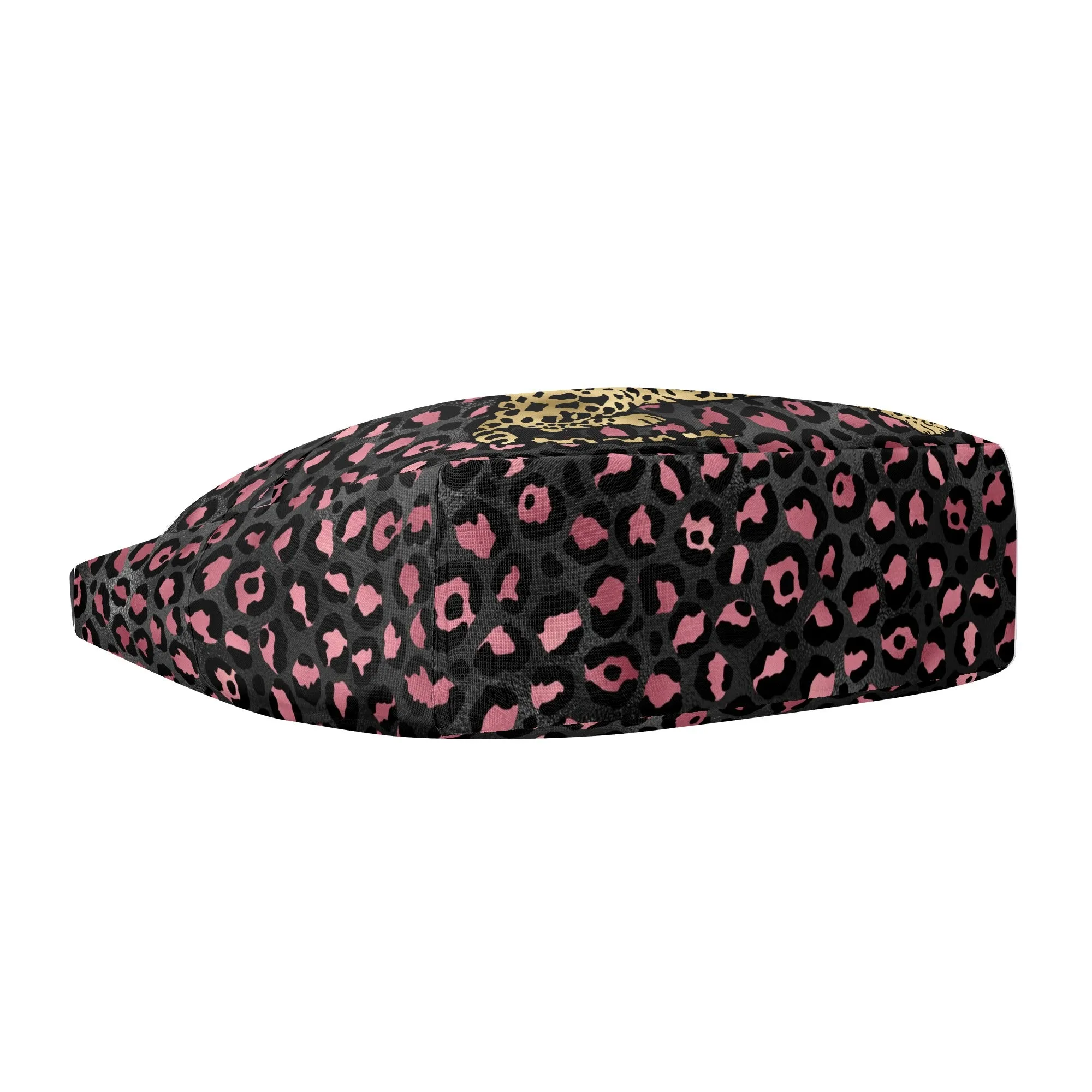 Gold Leopard Pattern Shoulder Bag