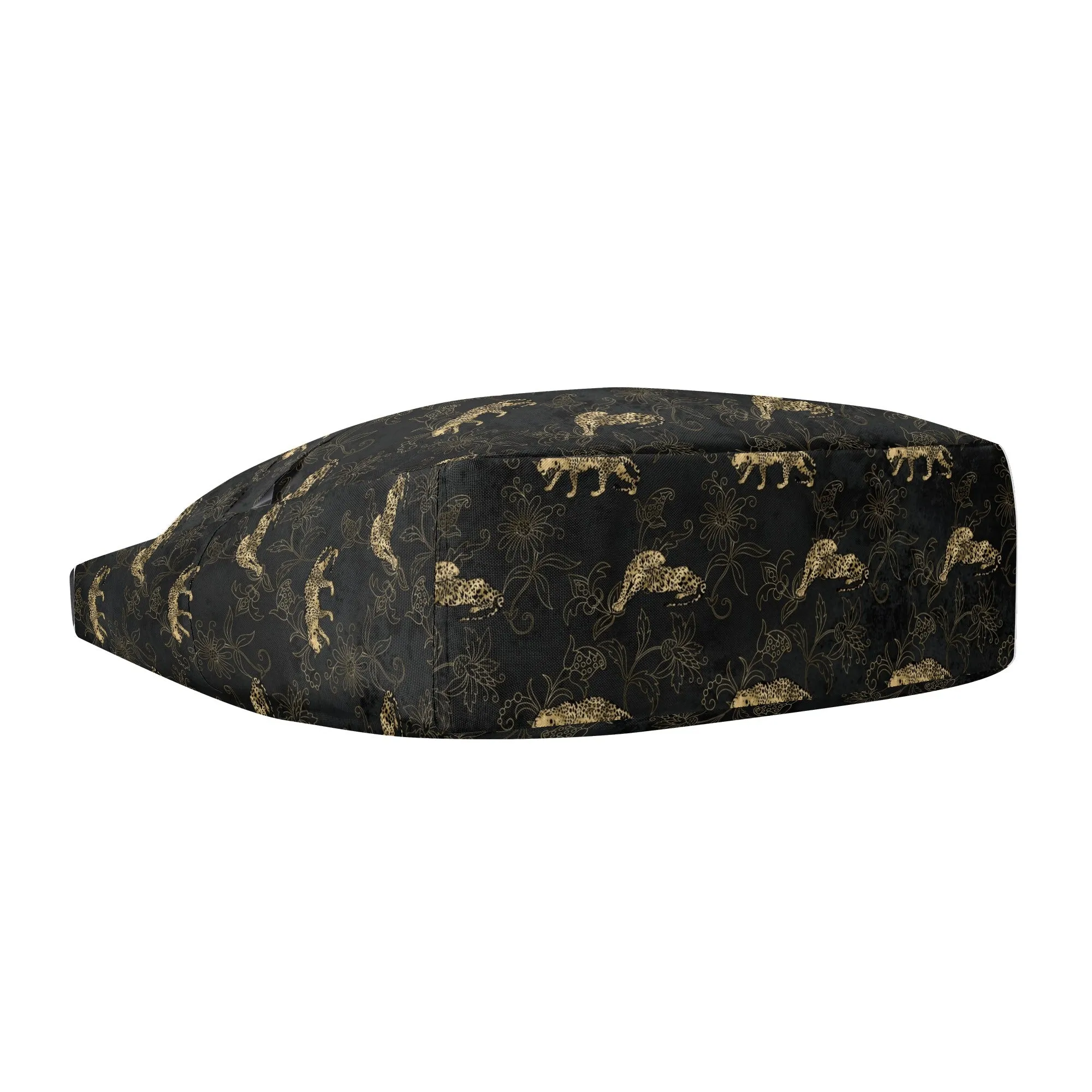 Gold Leopard Pattern Shoulder Bag