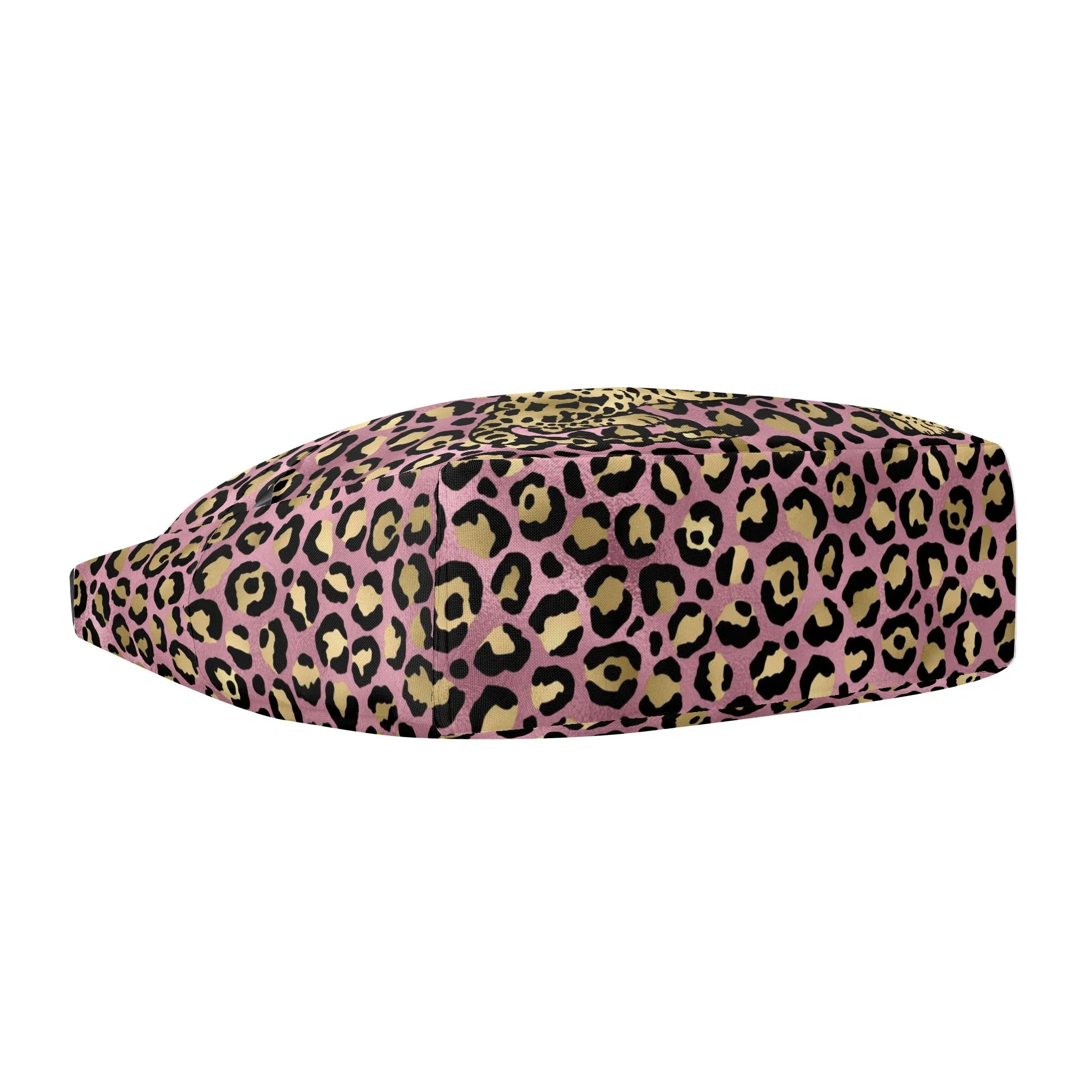 Gold Leopard Pattern Shoulder Bag