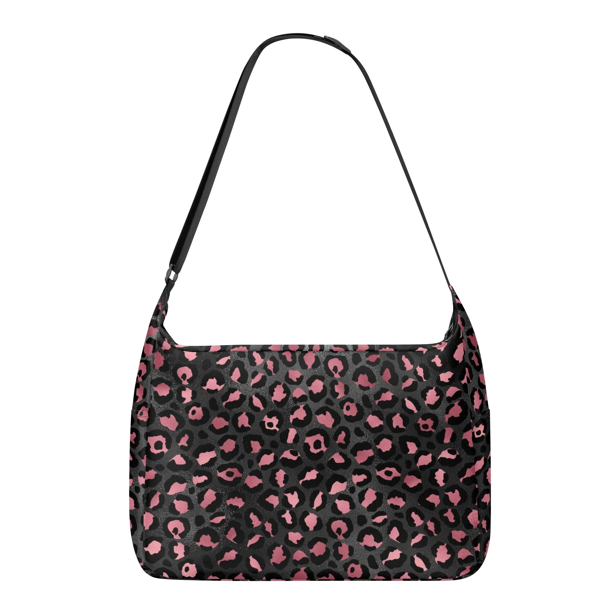 Gold Leopard Pattern Shoulder Bag