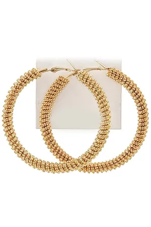 GOLD TONE FASHION EARRINGS