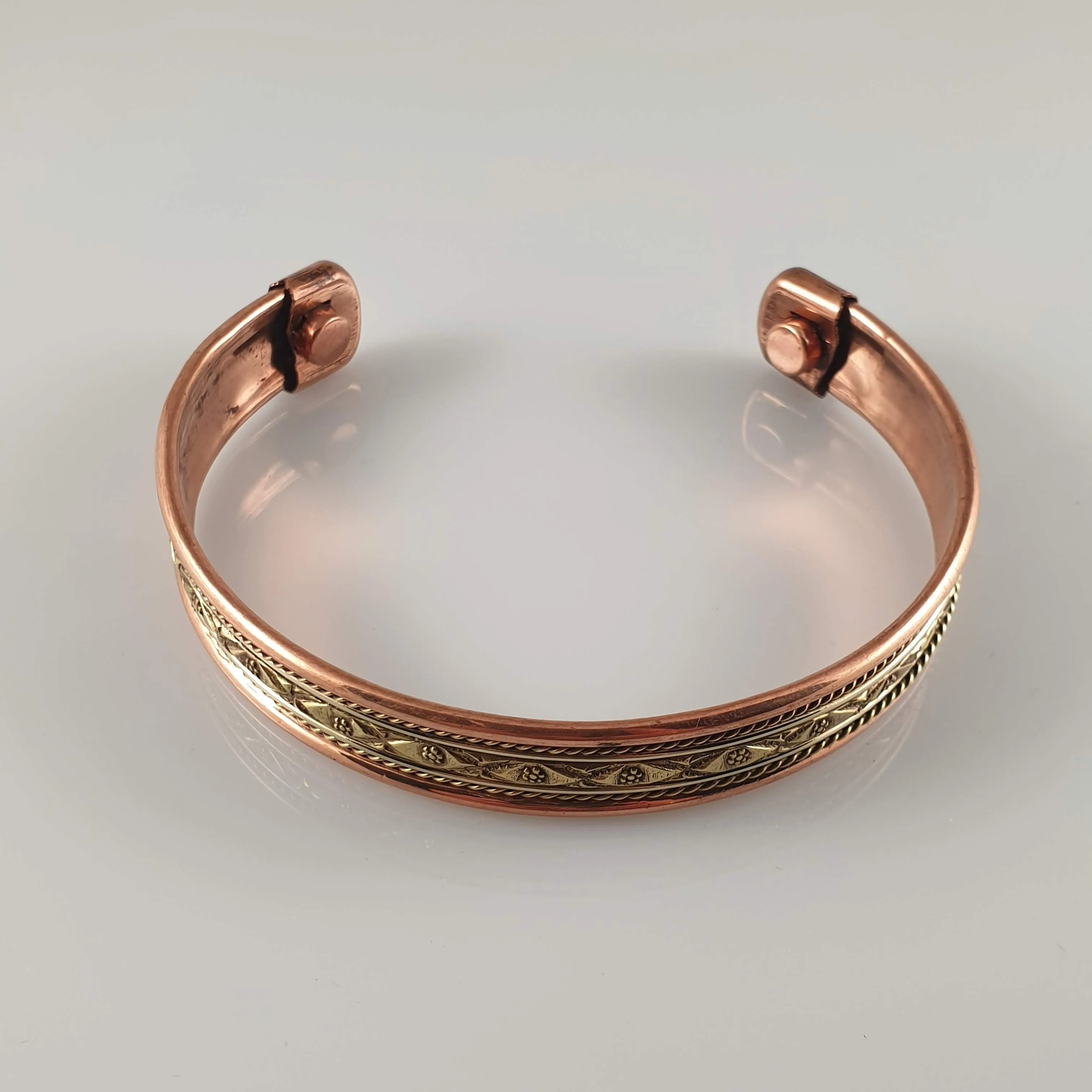 Golden Eye Copper Magnetic Bracelet