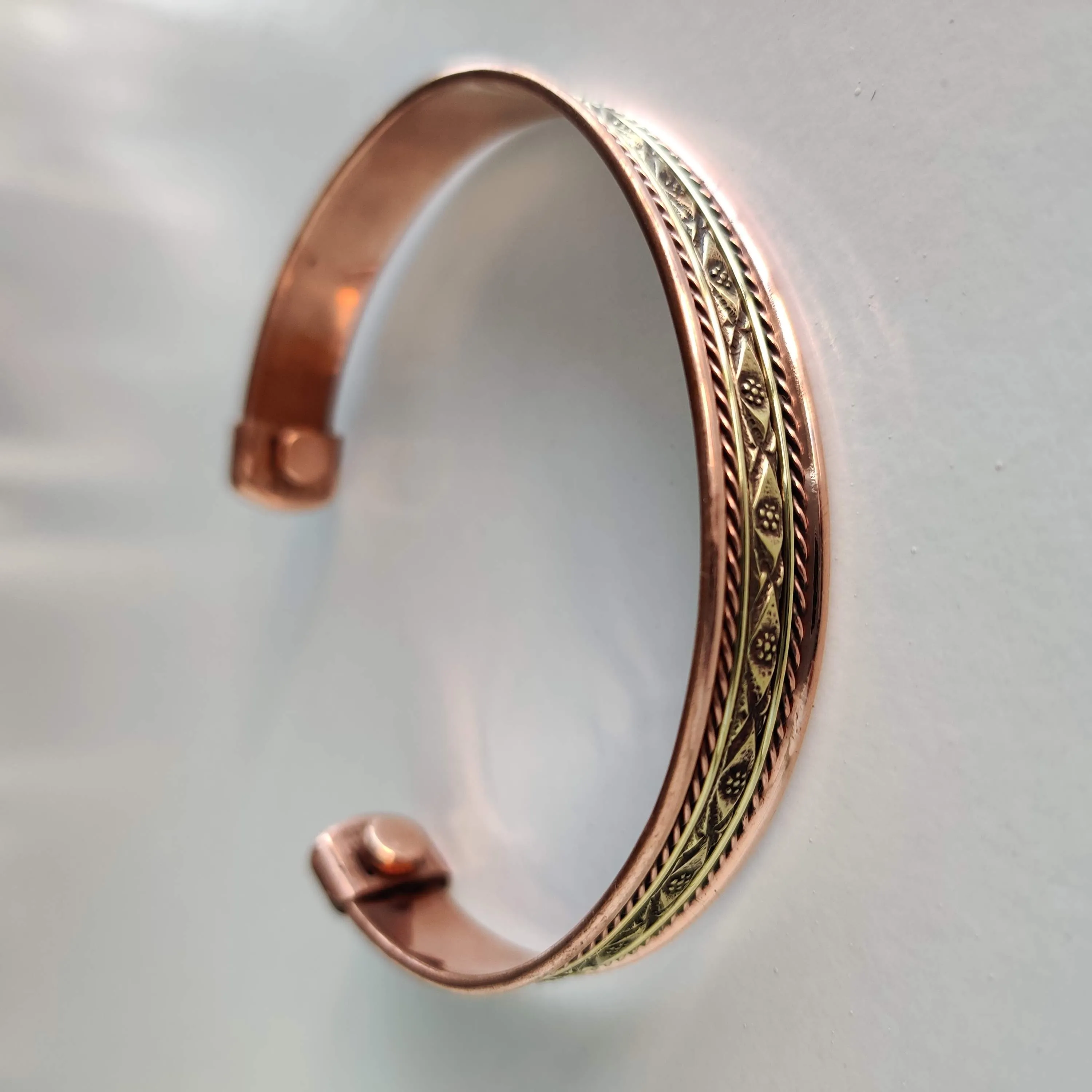 Golden Eye Copper Magnetic Bracelet