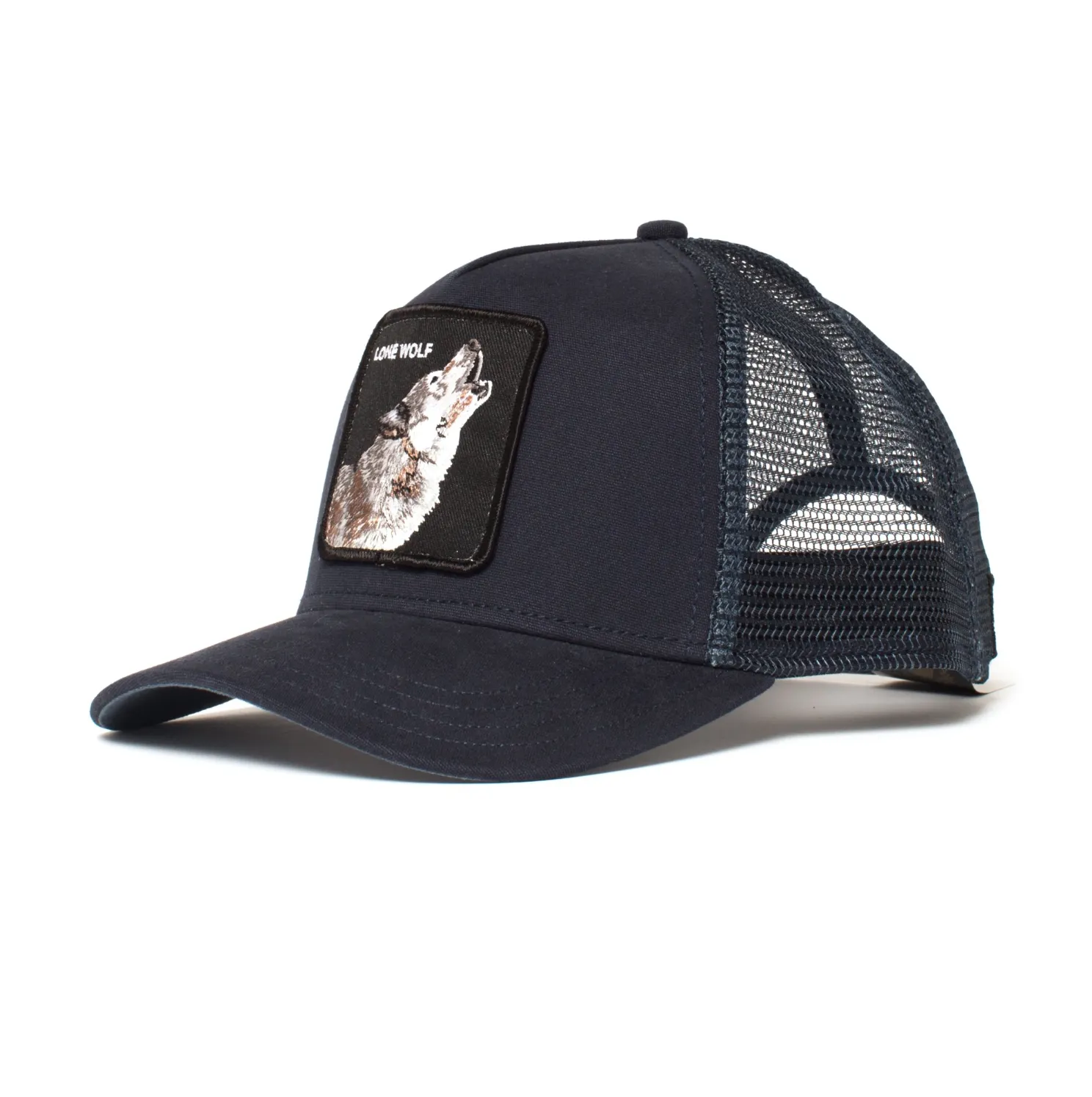 Goorin Bros Lone Wolf Navy Trucker Hat