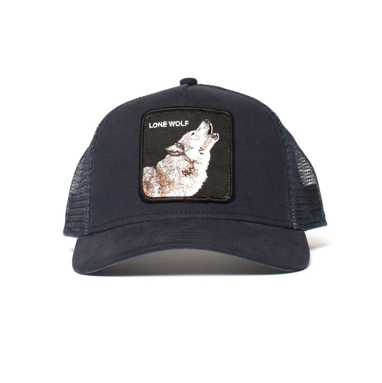 Goorin Bros Lone Wolf Navy Trucker Hat