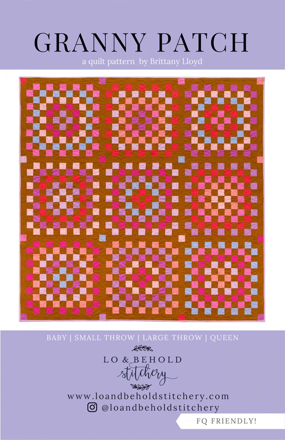 Granny Patch quilt pattern by Lo & Behold Stitchery