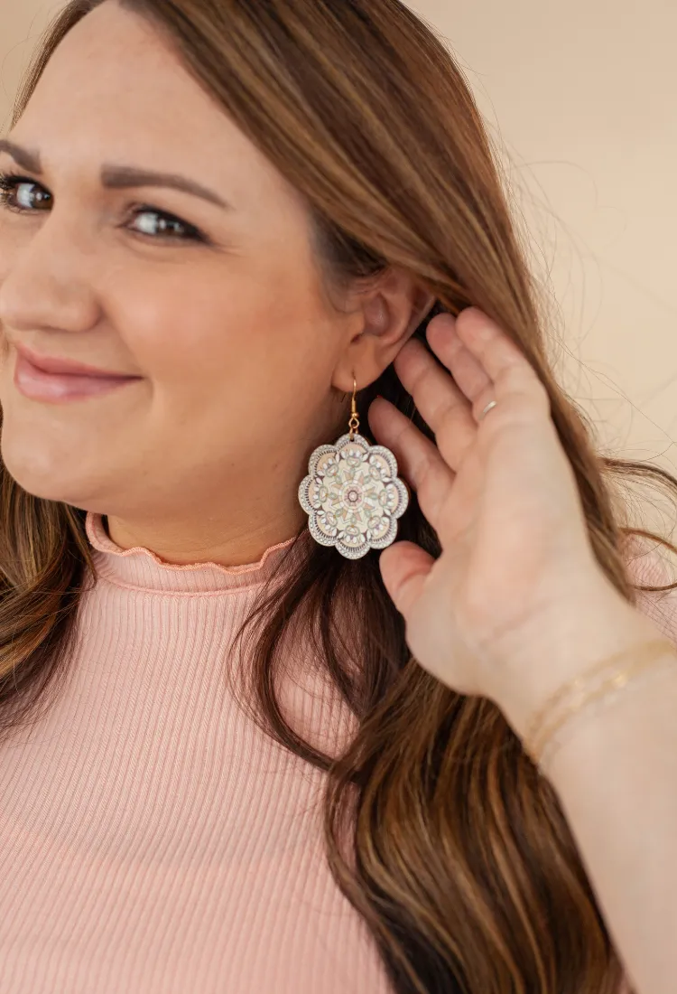 Graphic Boho Drop Earrings