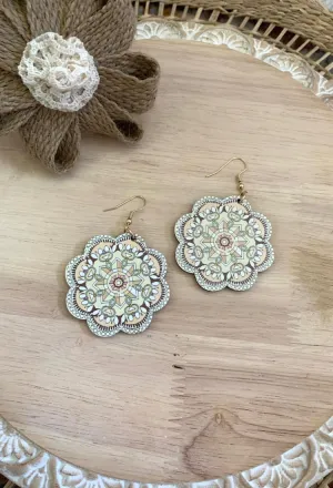 Graphic Boho Drop Earrings