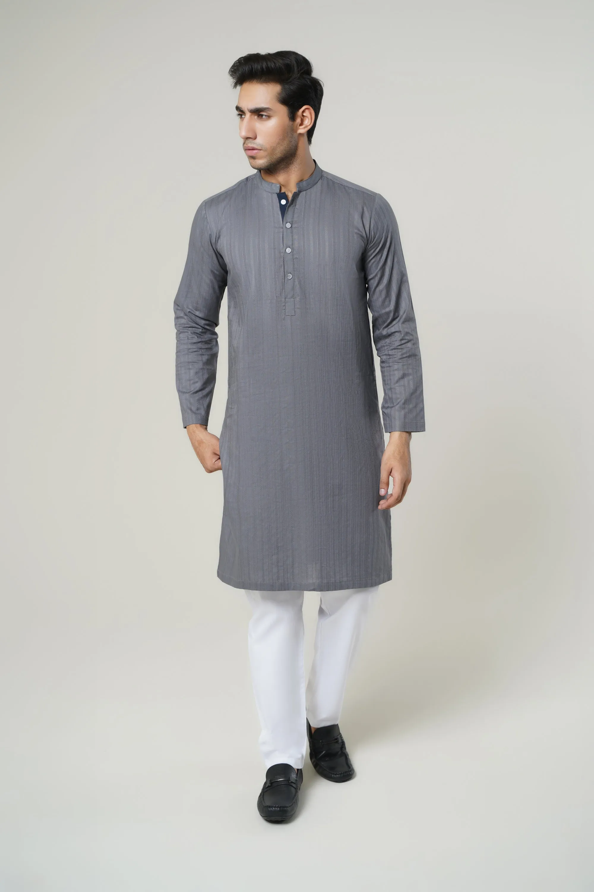 Grey Kurta