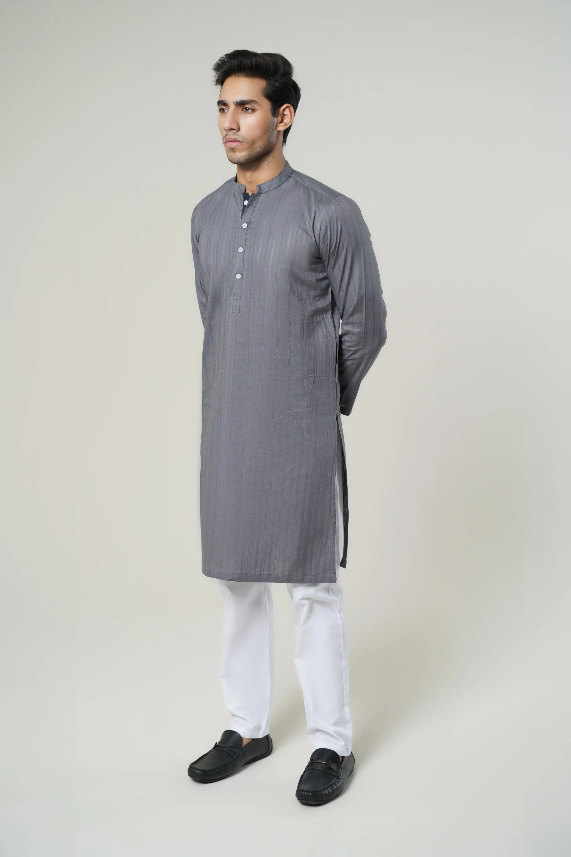 Grey Kurta