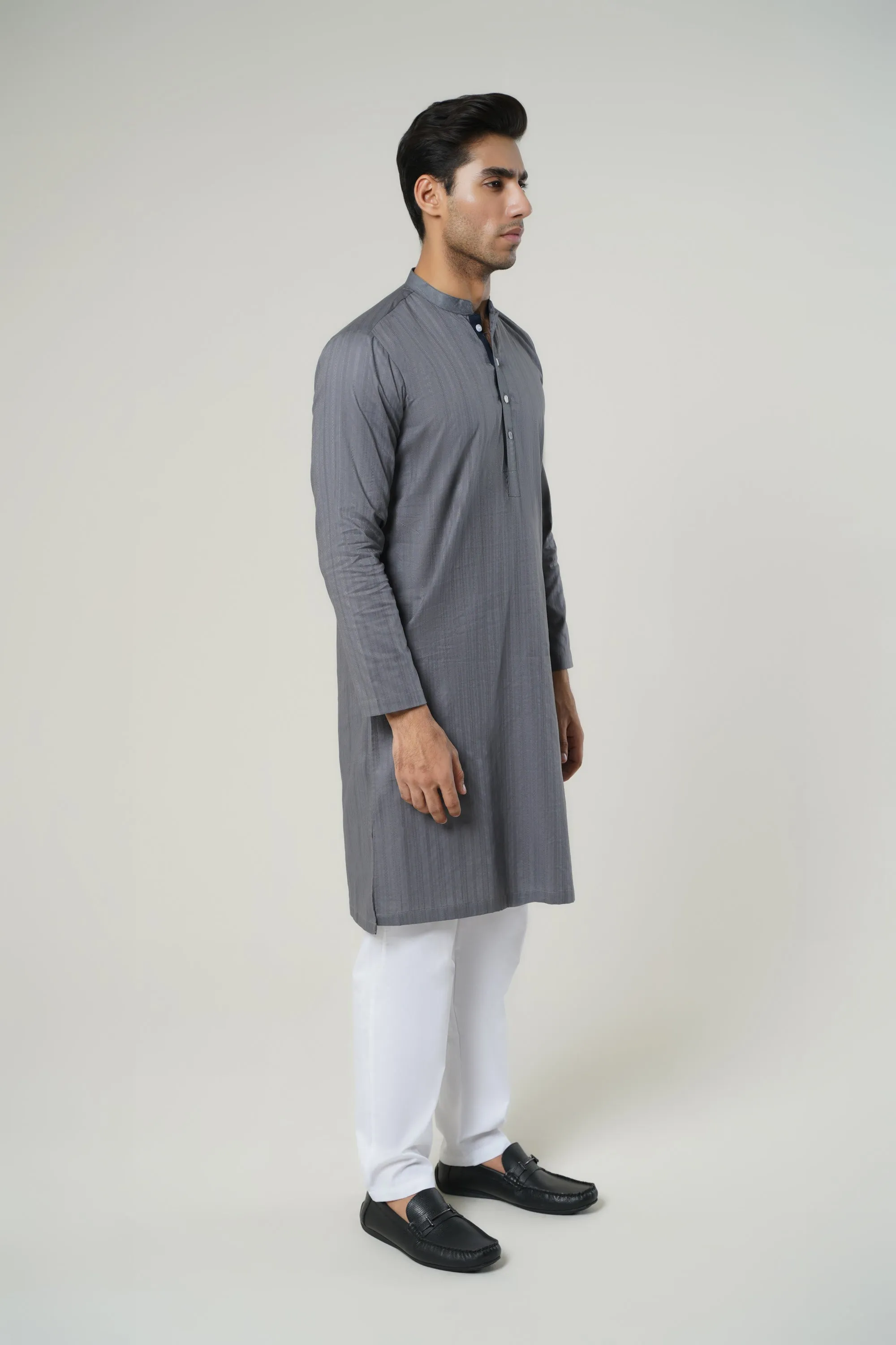 Grey Kurta