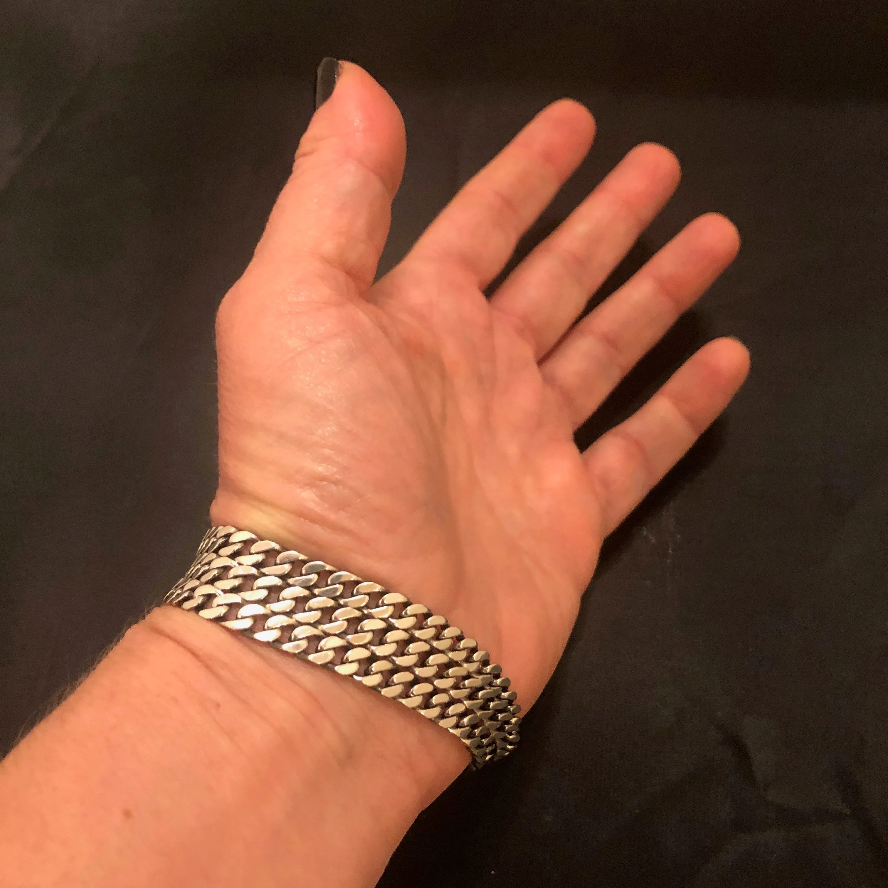 Gucci Ghost Chain Bracelet in Sterling Silver