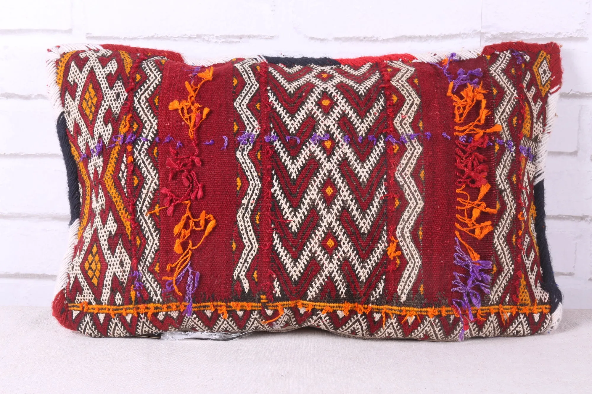 handmade Moroccan pillow 12.9 inches X 20 inches