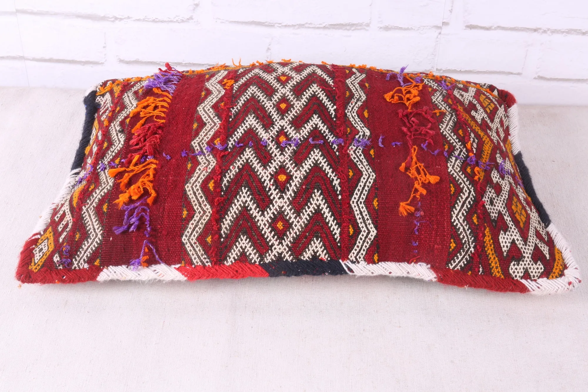handmade Moroccan pillow 12.9 inches X 20 inches