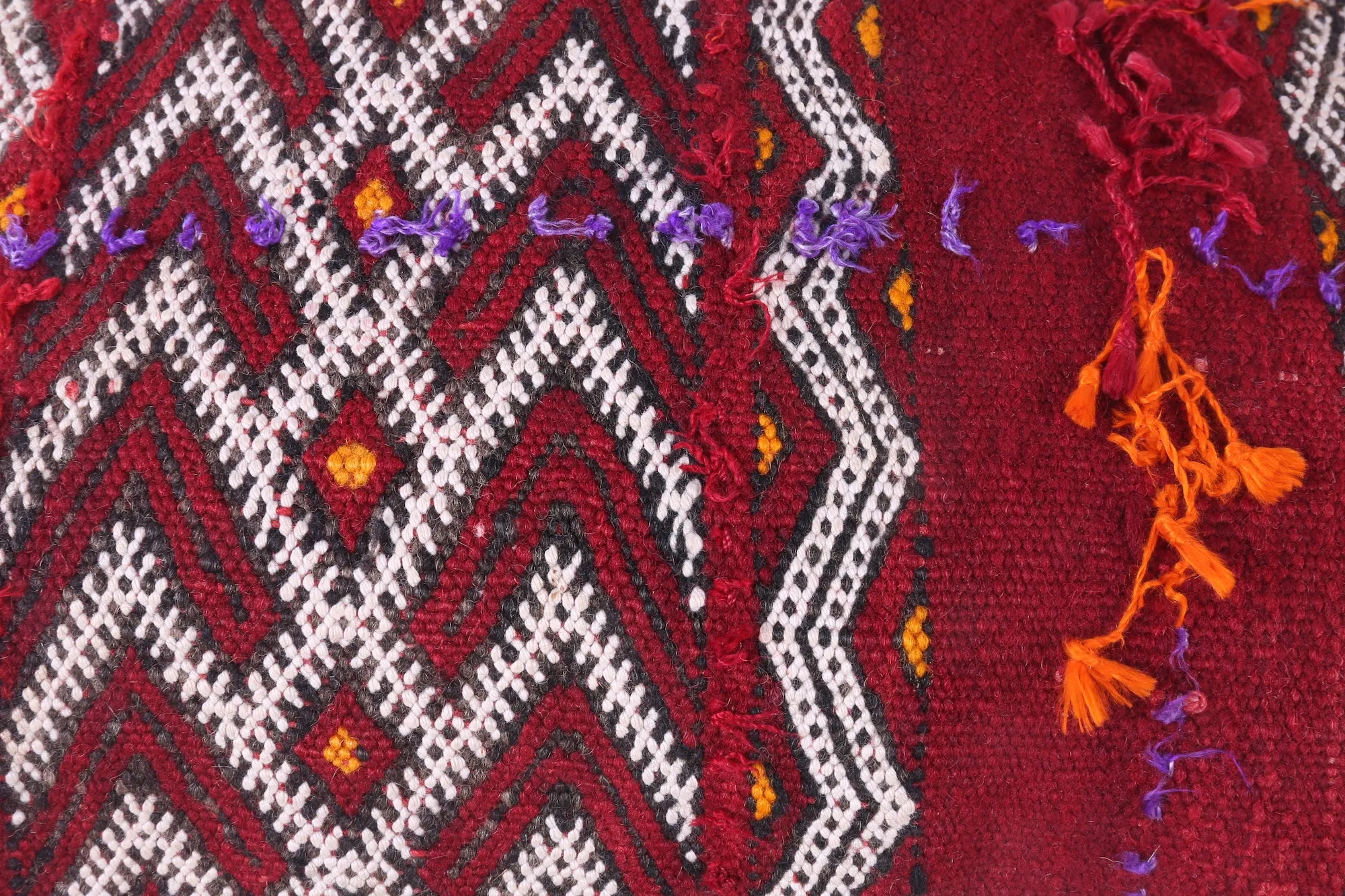 handmade Moroccan pillow 12.9 inches X 20 inches