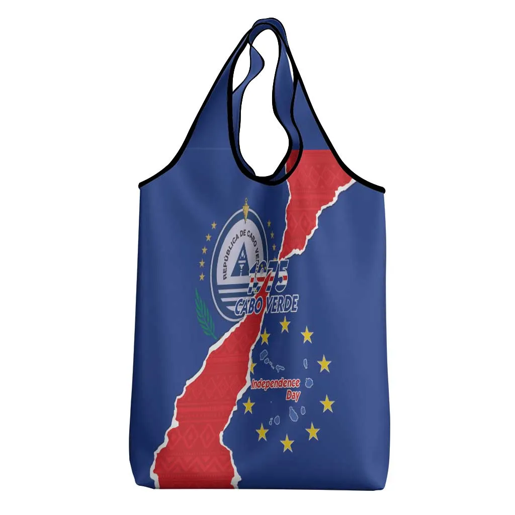 Happy Cabo Verde Grocery Bag 50th Anniversary of Independence LT15