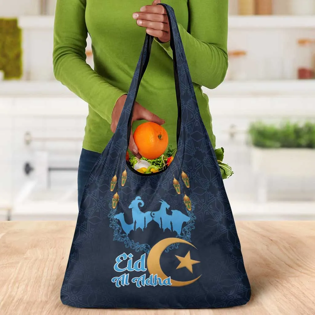 Happy Eid Al-Adha Grocery Bag Algeria Mubarak LT15