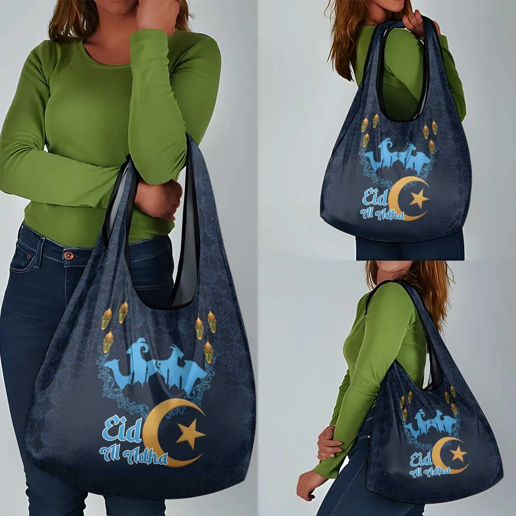 Happy Eid Al-Adha Grocery Bag Algeria Mubarak LT15