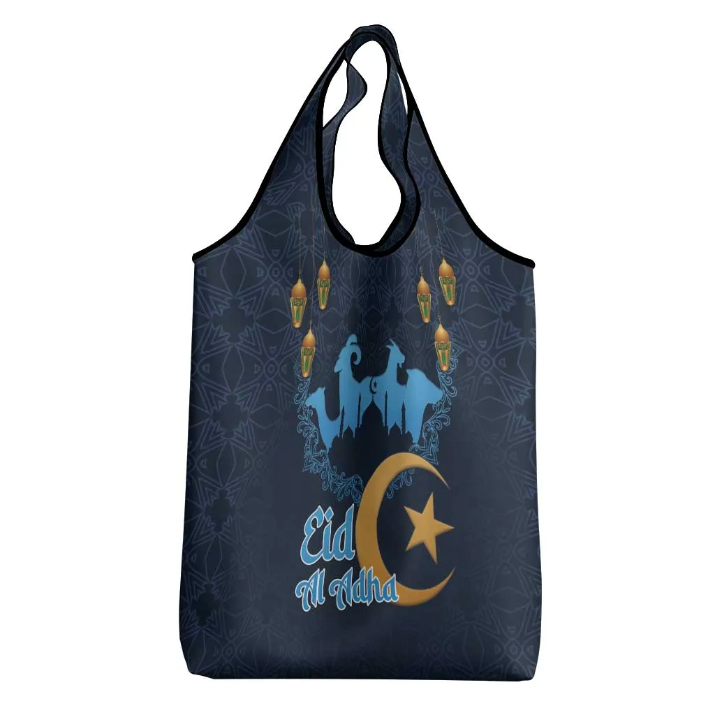 Happy Eid Al-Adha Grocery Bag Algeria Mubarak LT15