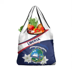 Happy Liberia Independence Day Grocery Bag LT15