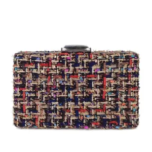 Hard Case Clutch - Black