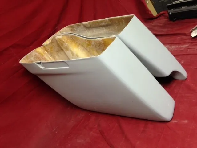Harley Davidson 4.5" Extended Stretched Saddlebags Right Side Cut Out - No Lids 2014 - 2018  Model Style Bags