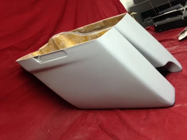 Harley Davidson 4.5" Extended Stretched Saddlebags Right Side Cut Out - No Lids 2014 - 2018  Model Style Bags