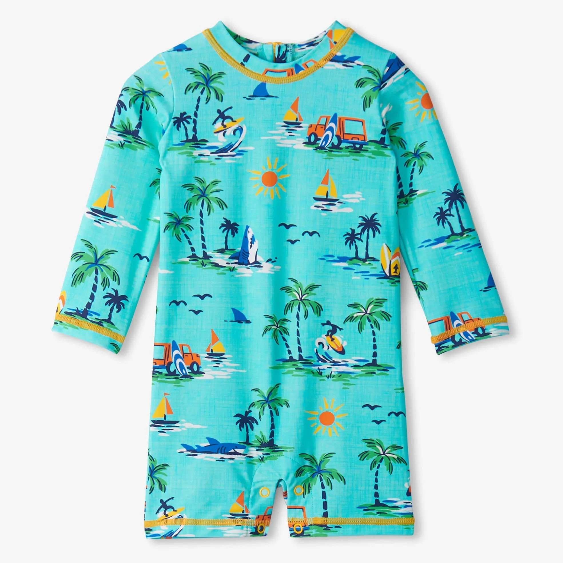 Hatley One-piece Rashguard - Vintage Holiday