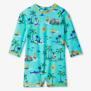 Hatley One-piece Rashguard - Vintage Holiday