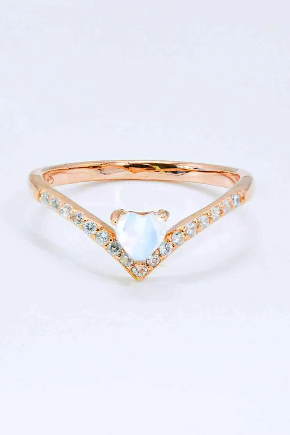Hazel Blues® | Moonstone Heart-Shaped Ring