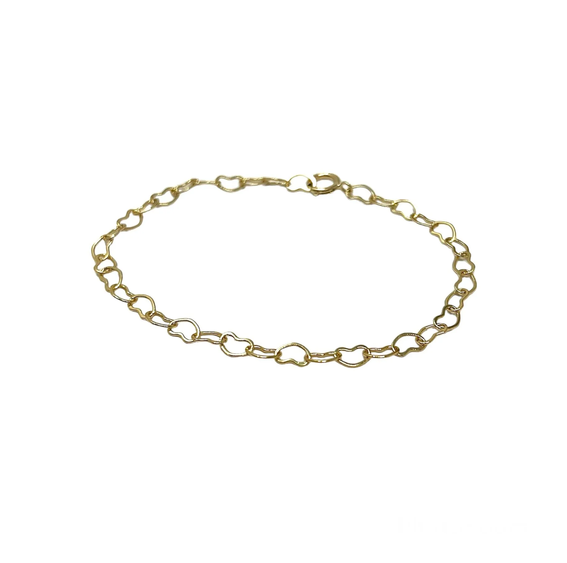 Heart Link Chain Bracelet