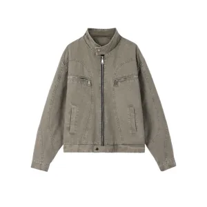 “Heavy duty washed canvas American” Jacket