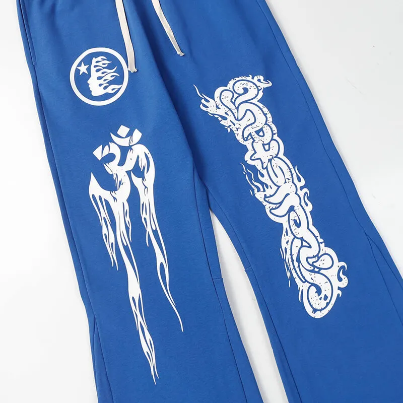 Hellstar Studios Vintage Pants Blue