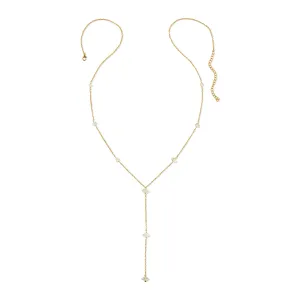 Herkimer Diamond Y Necklace